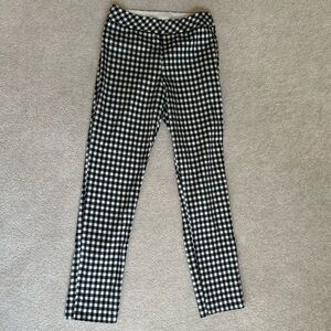 H&M Monochrome Checkered Trousers
